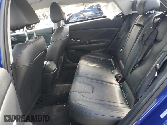 2023 Hyundai Elantra Limited z VIN KMHLN4AJ8PU061673, wystawiony jako Copart lot #57756205 z przebiegiem 40 103 mil mil oraz Nie do naprawy • Non repairable. Historia ofert i sprzedaży dostępna na DreamBid. Obrazek 10.