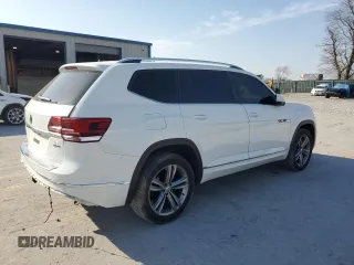 2019 Volkswagen Atlas SEL R-Line with VIN 1V2RR2CA5KC514018, listed as a Copart auction lot 49083155 with 97,812 mi miles and Salvage title. Bid and sale history available at DreamBid. Image 3.