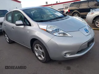 2012 Nissan LEAF SL with VIN JN1AZ0CPXCT026890, listed as a IAAI auction lot 41692231 with 41,724 mi miles. Bid and sale history available at carsss.com. Image 1.