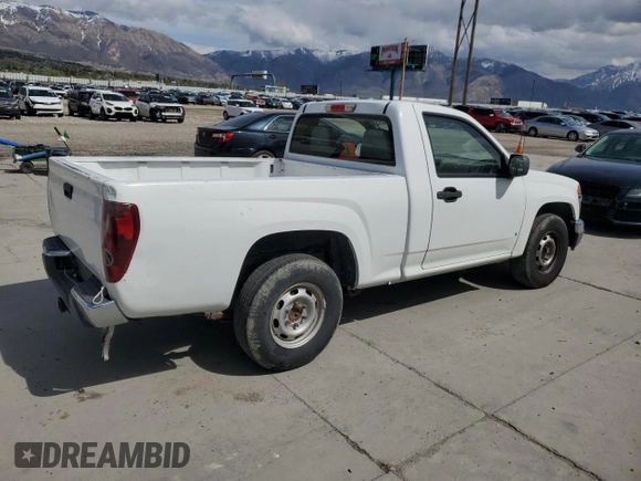 2007 GMC Canyon SL with VIN 1GTCS149078156279, listed as a Copart auction lot 53717255 with 108,885 mi miles and Salvage Title. Bid and sale history available at carsss.com. Image 3.
