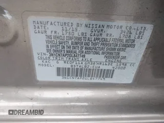 2016 Nissan Versa S with VIN 3N1CN7AP2GL847749, listed as a IAAI auction lot 42511419 with 111,628 mi miles and . Bid and sale history available at DreamBid. Image 9.