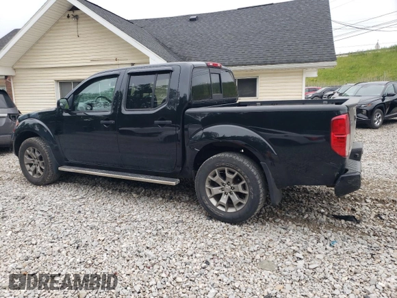 2020 Nissan Frontier SV with VIN 1N6ED0EB0LN725638, listed as a Copart auction lot 57299005 with 44,193 mi miles and Salvage title. Bid and sale history available at DreamBid. Image 2.