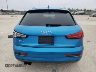 2016 Audi Q3 Premium Plus with VIN WA1BFCFS4GR007762, listed as a Copart auction lot 88314735 with 58,199 mi miles and Salvage title. Bid and sale history available at DreamBid. Image 6.