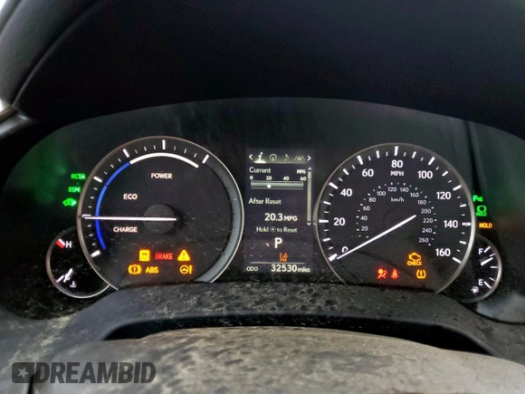 2017 Lexus RX 450h with VIN 2T2BGMCAXHC010399, listed as a Copart auction lot 53464995 with 32,530 mi miles and Salvage Title. Bid and sale history available at DreamBid. Image 9.
