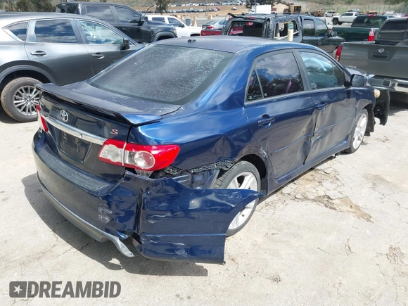 2013 Toyota Corolla L with VIN 5YFBU4EE9DP138964, listed as a IAAI auction lot 41777602 with 159,366 mi miles and . Bid and sale history available at DreamBid. Image 4.