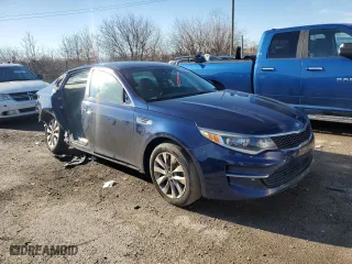 2017 Kia Optima LX with VIN 5XXGT4L3XHG146435, listed as a Copart auction lot 82684044 with 124,468 mi miles and Non Repairable. Bid and sale history available at carsss.com. Image 4.