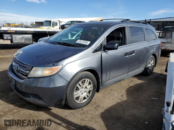2012 Honda Odyssey LX с VIN 5FNRL5H2XCB019937, выставлен на аукционе Copart как лот 43472345 с пробегом 134 073 миль миль и Списание • Salvage title. История ставок и продаж доступна на DreamBid. Изображение 1.