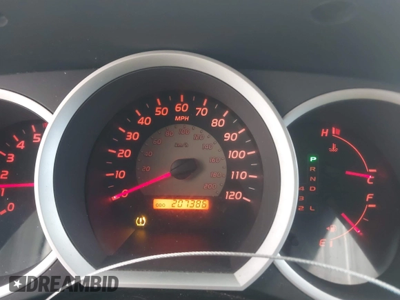 2009 Toyota Tacoma PreRunner with VIN 3TMJU62N49M090994, listed as a IAAI auction lot 41787065 with 207,386 mi miles. Bid and sale history available at carsss.com. Image 7.