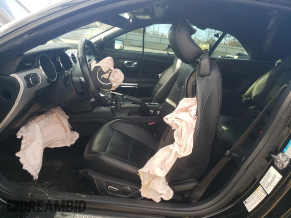 2015 Ford Mustang GT Premium with VIN 1FATP8FF0F5346845, listed as a Copart auction lot 84209444 with 114,369 mi miles and Salvage title. Bid and sale history available at DreamBid. Image 7.