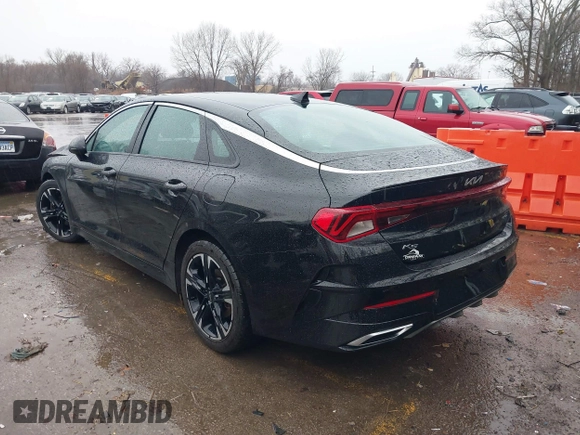 2022 Kia K5 GT-Line z VIN 5XXG64J20NG155965, wystawiony jako IAAI lot #41642454 z przebiegiem 29 647 mil mil oraz . Historia ofert i sprzedaży dostępna na DreamBid. Obrazek 3.