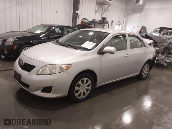 2009 Toyota Corolla with VIN JTDBL40E099056290, listed as a IAAI auction lot 42039105 with 94,043 mi miles and . Bid and sale history available at carsss.com. Image 20.