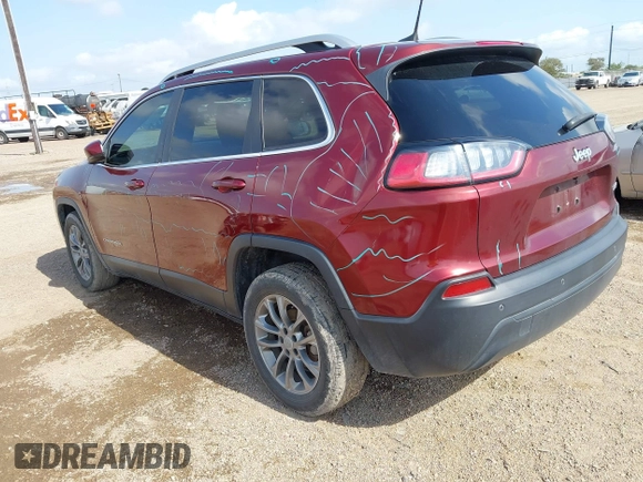 2019 Jeep Cherokee Latitude Plus with VIN 1C4PJLLBXKD444248, listed as a IAAI auction lot 42383148 with 114,532 mi miles and . Bid and sale history available at DreamBid. Image 3.