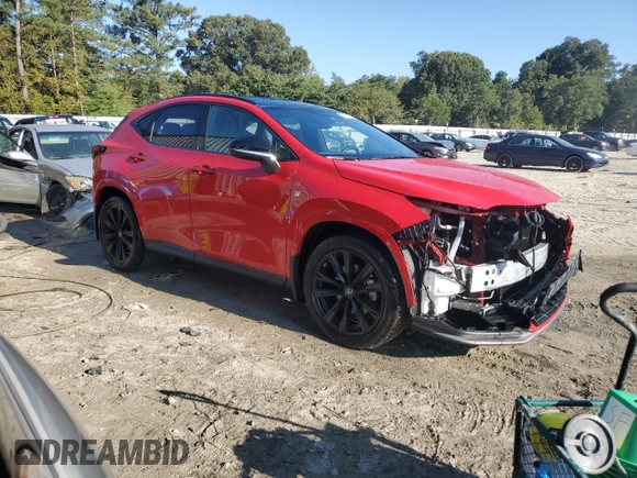 2022 Lexus NX with VIN JTJKGCEZ3N2001665, listed as a Copart auction lot 70567824 with 42,796 mi miles and Salvage Title. Bid and sale history available at carsss.com. Image 4.