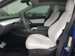 2022 Tesla Model Y Performance with VIN 7SAYGDEFXNF438281, listed as a Copart auction lot 53706435 with Not provided miles and Salvage title. Bid and sale history available at DreamBid. Image 7.