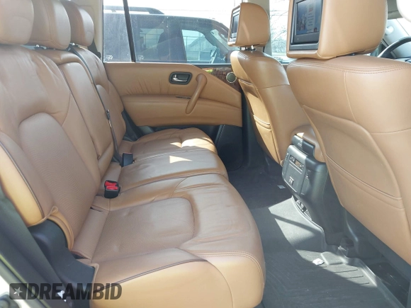 2017 Nissan Armada SV with VIN JN8AY2NC3H9509328, listed as a IAAI auction lot 41780445 with 165,625 mi miles and . Bid and sale history available at DreamBid. Image 8.
