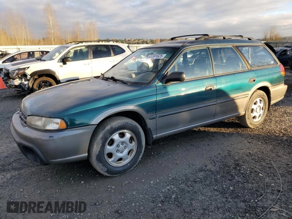 1996 Subaru Legacy Outback with VIN 4S3BG6851T7977375, listed as a Copart auction lot 41391625 with 188,726 mi miles and Salvage title. Bid and sale history available at DreamBid. Image 1.
