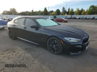 2020 BMW 8 Series M850i with VIN WBAGV8C02LCD71173, listed as a Copart auction lot 72638434 with 43,307 mi miles and Salvage Title. Bid and sale history available at DreamBid. Image 4.