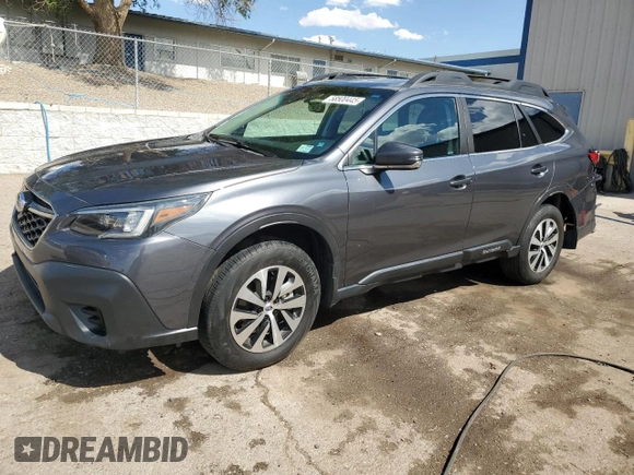 2022 Subaru Outback Premium with VIN 4S4BTAFC3N3193723, listed as a Copart auction lot 58500445 with 36,762 mi miles and Salvage title. Bid and sale history available at DreamBid. Image 1.