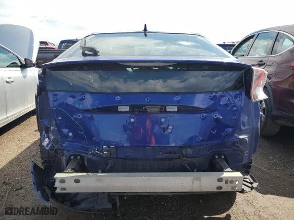 2016 Toyota Prius Four with VIN JTDKARFU0G3526206, listed as a Copart auction lot 50596815 with 110,451 mi miles and Salvage Title. Bid and sale history available at carsss.com. Image 6.