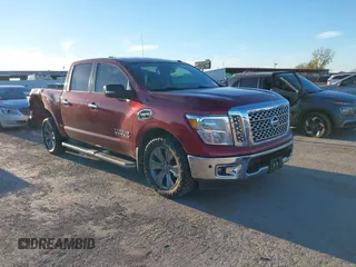 2017 Nissan Titan SL with VIN 1N6AA1E64HN563987, listed as a IAAI auction lot 41241542 with 195,322 mi miles and . Bid and sale history available at DreamBid. Image 1.