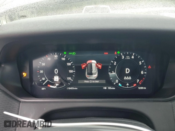 2023 Land Rover Range Rover Velar R-Dynamic S with VIN SALYT2EU2PA363799, listed as a Copart auction lot 73569204 with 16,433 mi miles and Salvage Title. Bid and sale history available at DreamBid. Image 9.