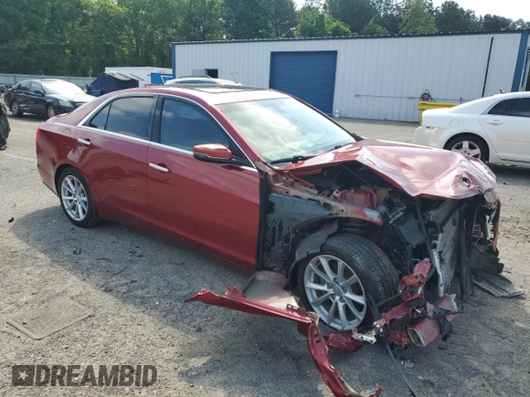 2017 Cadillac CTS RWD with VIN 1G6AP5SXXH0204892, listed as a Copart auction lot 54090905 with Not provided miles and Salvage title. Bid and sale history available at DreamBid. Image 4.