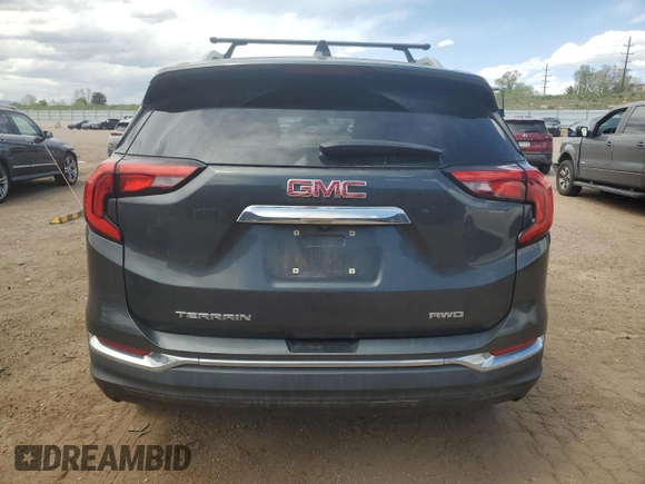 2020 GMC Terrain SLT with VIN 3GKALVEV0LL192836, listed as a Copart auction lot 57177325 with 59,695 mi miles and Salvage title. Bid and sale history available at DreamBid. Image 6.