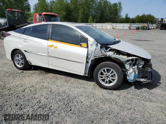 2018 Toyota Prius Two with VIN JTDKARFU1J3065248, listed as a Copart auction lot 56168125 with Not Provided miles and Salvage Title. Bid and sale history available at DreamBid. Image 4.