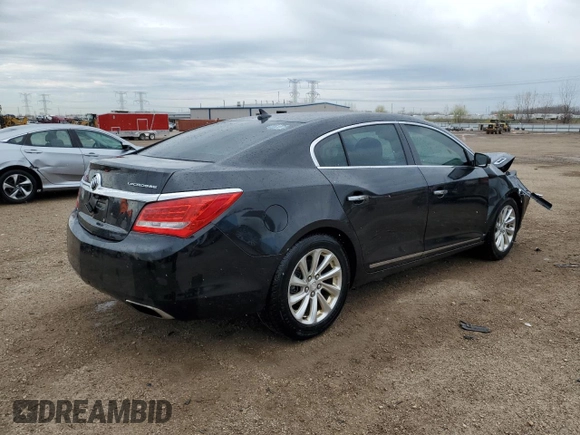 2014 Buick LaCrosse Leather with VIN 1G4GB5G3XEF153765, listed as a Copart auction lot 54138055 with 138,543 mi miles and Salvage Title. Bid and sale history available at DreamBid. Image 3.