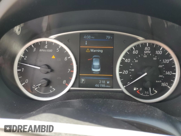 2019 Nissan Sentra S with VIN 3N1AB7AP2KY244313, listed as a Copart auction lot 59737575 with 46,198 mi miles and Salvage title. Bid and sale history available at DreamBid. Image 9.