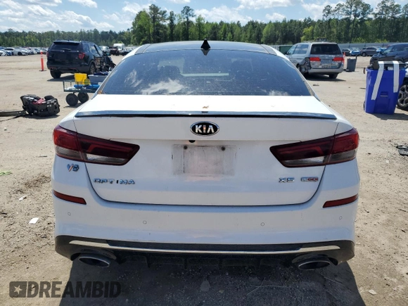 2019 Kia Optima SX with VIN 5XXGW4L29KG327192, listed as a Copart auction lot 52411425 with 109,785 mi miles and Salvage title. Bid and sale history available at DreamBid. Image 6.