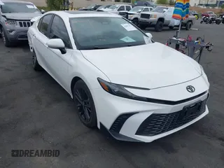 2025 Toyota Camry LE with VIN 4T1DAACK3SU087725, listed as a IAAI auction lot 42067493 with 3,217 mi miles and . Bid and sale history available at DreamBid. Image 1.