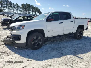 2021 Chevrolet Colorado 2WD LT with VIN 1GCGSCEA8M1277653, listed as a Copart auction lot 50004085 with 82,219 mi miles and Salvage Title. Bid and sale history available at carsss.com. Image 1.
