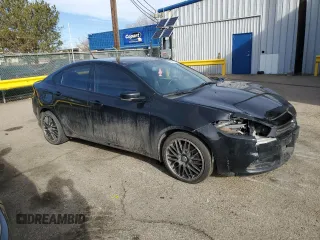 2015 Dodge Dart GT with VIN 1C3CDFEB5FD225096, listed as a Copart auction lot 48436105 with 127,646 mi miles and Salvage Title. Bid and sale history available at DreamBid. Image 4.