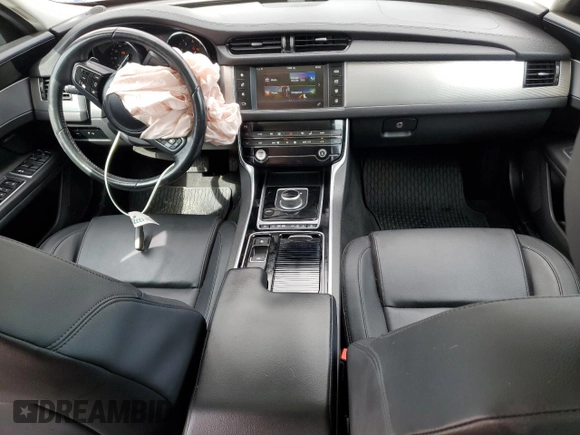 2017 Jaguar XF 35t Premium with VIN SAJBJ4BVXHCY30910, listed as a Copart auction lot 43550705 with 52,408 mi miles and Salvage Title. Bid and sale history available at carsss.com. Image 8.