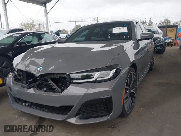 2021 BMW 5 Series 530e with VIN WBA13AG05MCF48300, listed as a IAAI auction lot 41735999 with 31,096 mi miles and . Bid and sale history available at carsss.com. Image 17.