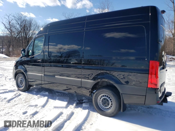 2024 Mercedes-Benz Sprinter with VIN W1Y4NBHY7RT191884, listed as a Copart auction lot 44954555 with 16 mi miles and Salvage Title. Bid and sale history available at DreamBid. Image 2.