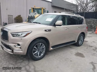 2023 Infiniti QX80 LUXE with VIN JN8AZ2AE1P9302200, listed as a IAAI auction lot 41739473 with NaN miles. Bid and sale history available at carsss.com. Image 18.