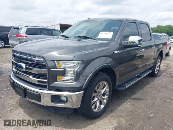 2015 Ford F-150 XL with VIN 1FTEW1CF1FKE95929, listed as a IAAI auction lot 42365386 with 49,479 mi miles and . Bid and sale history available at DreamBid. Image 2.