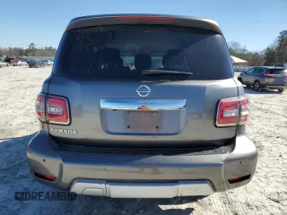 2017 Nissan Armada SV with VIN JN8AY2ND8H9008850, listed as a Copart auction lot 49379285 with 118,878 mi miles and Salvage Title. Bid and sale history available at carsss.com. Image 6.