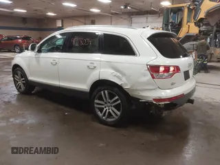 2007 Audi Q7 Premium with VIN WA1BY74L37D058938, listed as a IAAI auction lot 41928034 with 163,779 mi miles and . Bid and sale history available at DreamBid. Image 3.