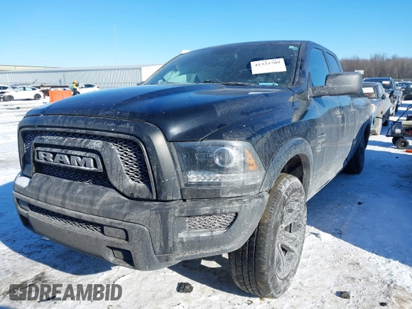 2021 Ram 1500 Classic Warlock with VIN 1C6RR7GG3MS510773, listed as a IAAI auction lot 41333709 with 40,411 mi miles. Bid and sale history available at carsss.com. Image 18.