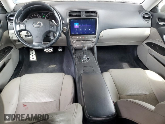2009 Lexus IS 350 with VIN JTHBE262095021945, listed as a Copart auction lot 59003505 with 124,183 mi miles and Salvage title. Bid and sale history available at DreamBid. Image 8.