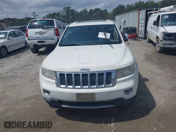 2012 Jeep Grand Cherokee Overland with VIN 1C4RJECT8CC195064, listed as a IAAI auction lot 41860187 with 241,367 mi miles. Bid and sale history available at carsss.com. Image 12.
