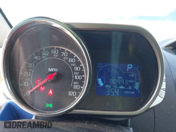 2015 Chevrolet Spark LS with VIN KL8CB6S91FC765434, listed as a IAAI auction lot 41400278 with 80,993 mi miles and . Bid and sale history available at DreamBid. Image 7.