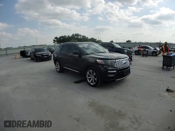 2020 Ford Explorer Platinum with VIN 1FM5K8HC1LGA26482, listed as a Copart auction lot 53667005 with 32,030 mi miles and Salvage title. Bid and sale history available at DreamBid. Image 12.