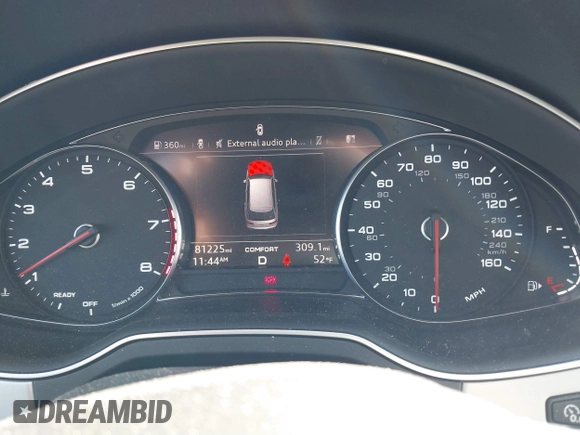 2018 Audi Q7 Premium Plus with VIN WA1LHAF76JD003831, listed as a IAAI auction lot 41781410 with 81,225 mi miles. Bid and sale history available at carsss.com. Image 7.