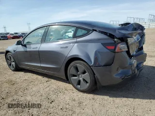 2023 Tesla Model 3 with VIN 5YJ3E1EA8PF648073, listed as a Copart auction lot 49284775 with 20,498 mi miles and Salvage Title. Bid and sale history available at DreamBid. Image 2.