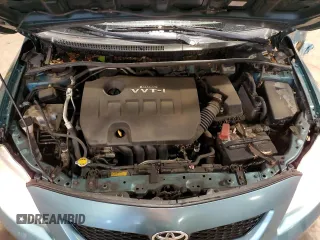 2010 Toyota Corolla with VIN JTDBU4EE7A9121808, listed as a Copart auction lot 57801605 with 114,778 mi miles and Salvage title. Bid and sale history available at DreamBid. Image 11.