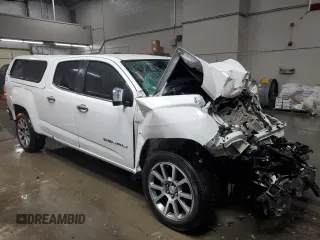 2022 GMC Canyon 4WD Denali with VIN 1GTG6EEN3N1318081, listed as a Copart auction lot 45707795 with 46,882 mi miles and Salvage Title. Bid and sale history available at carsss.com. Image 4.